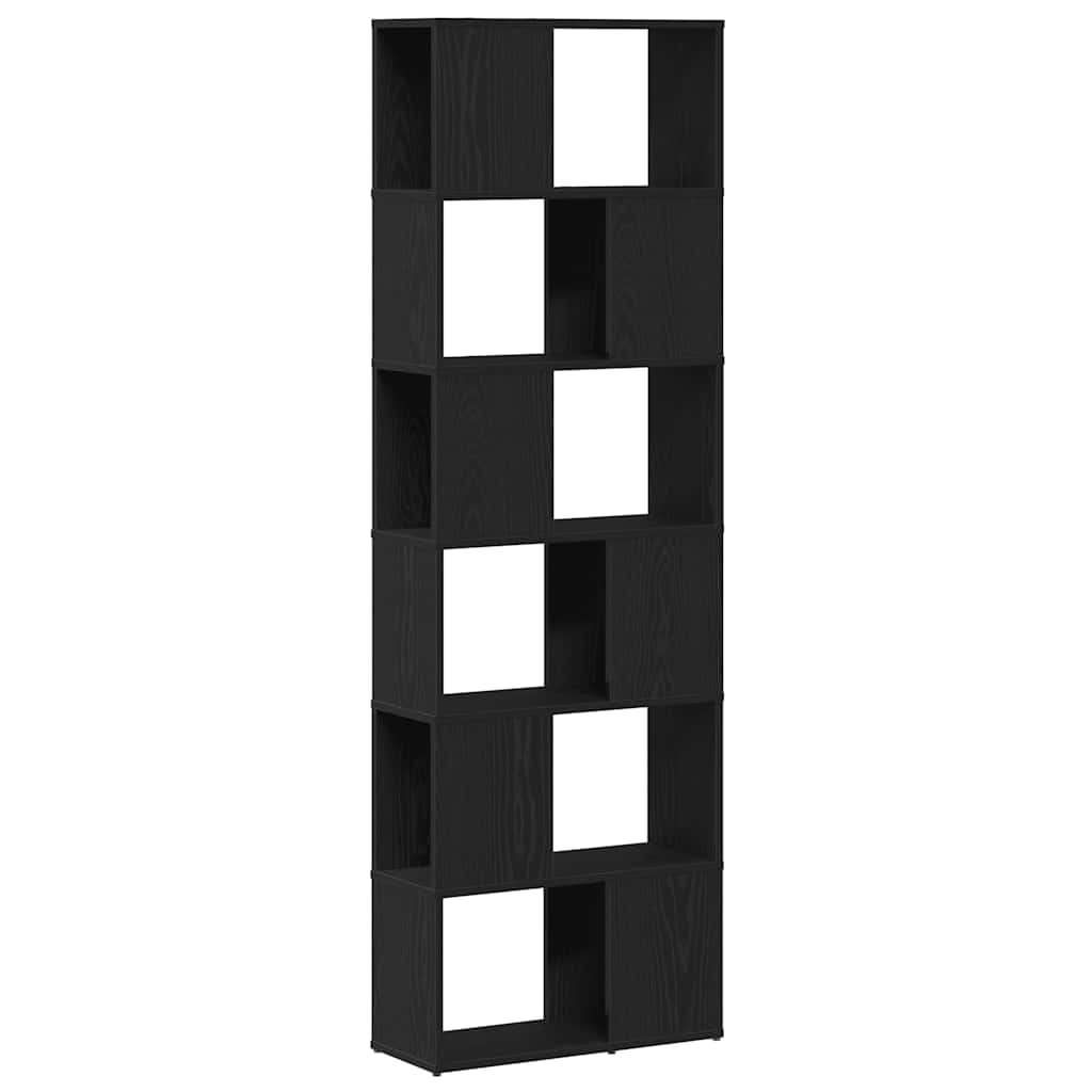 Knižnica/deliaca stena čierny dub 60x24x186 cm