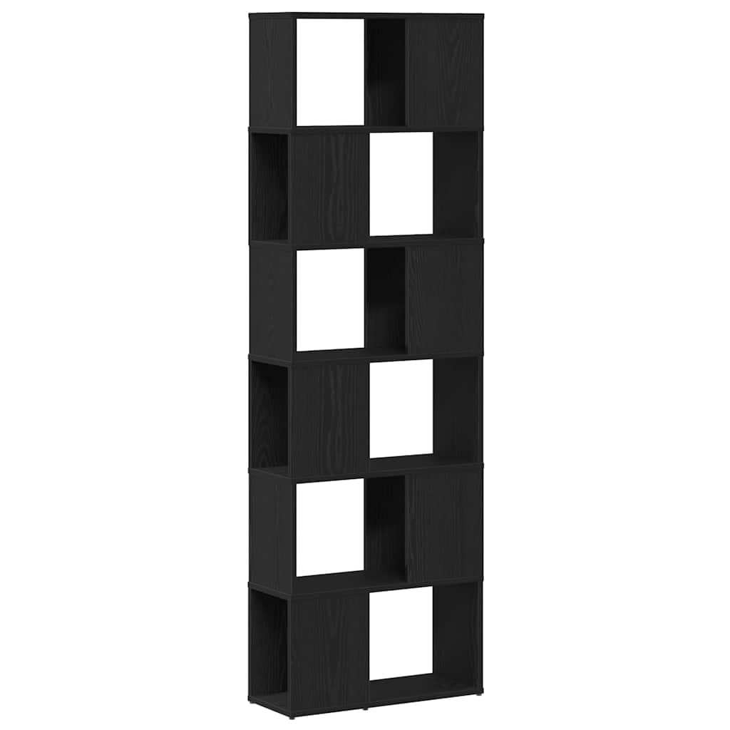Knižnica/deliaca stena čierny dub 60x24x186 cm