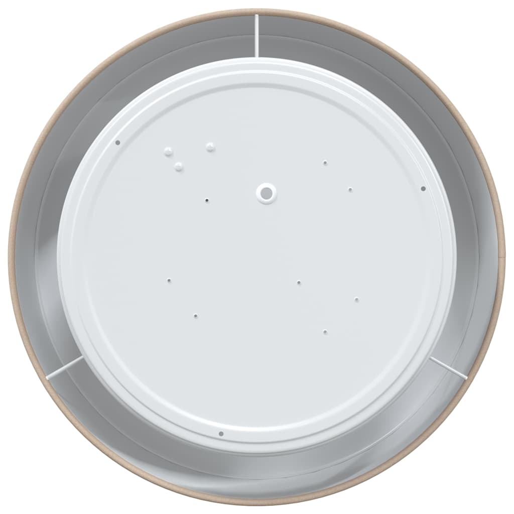 Stropná Lampa Sivohnedá 30 X 13.5 Cm Látka