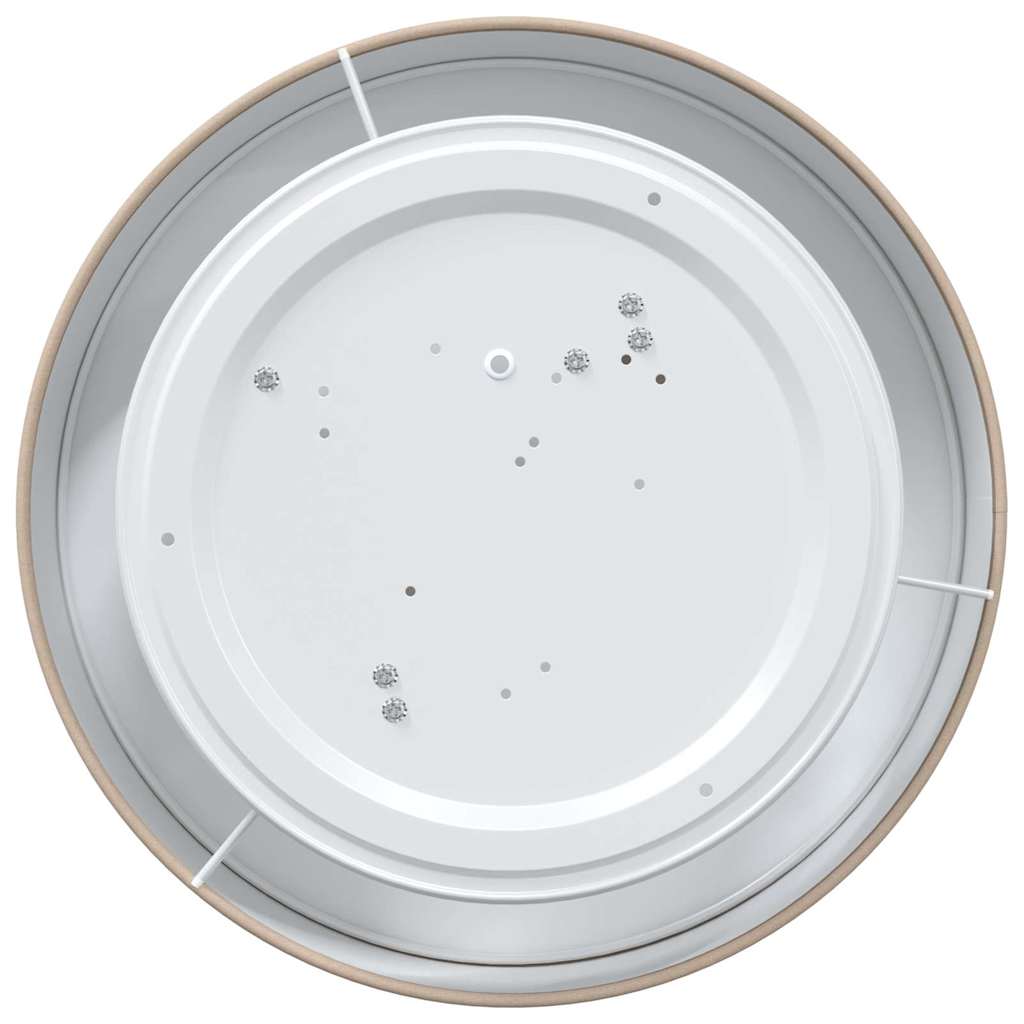 Stropná Lampa Sivohnedá 38 X 13.5 Cm Látka