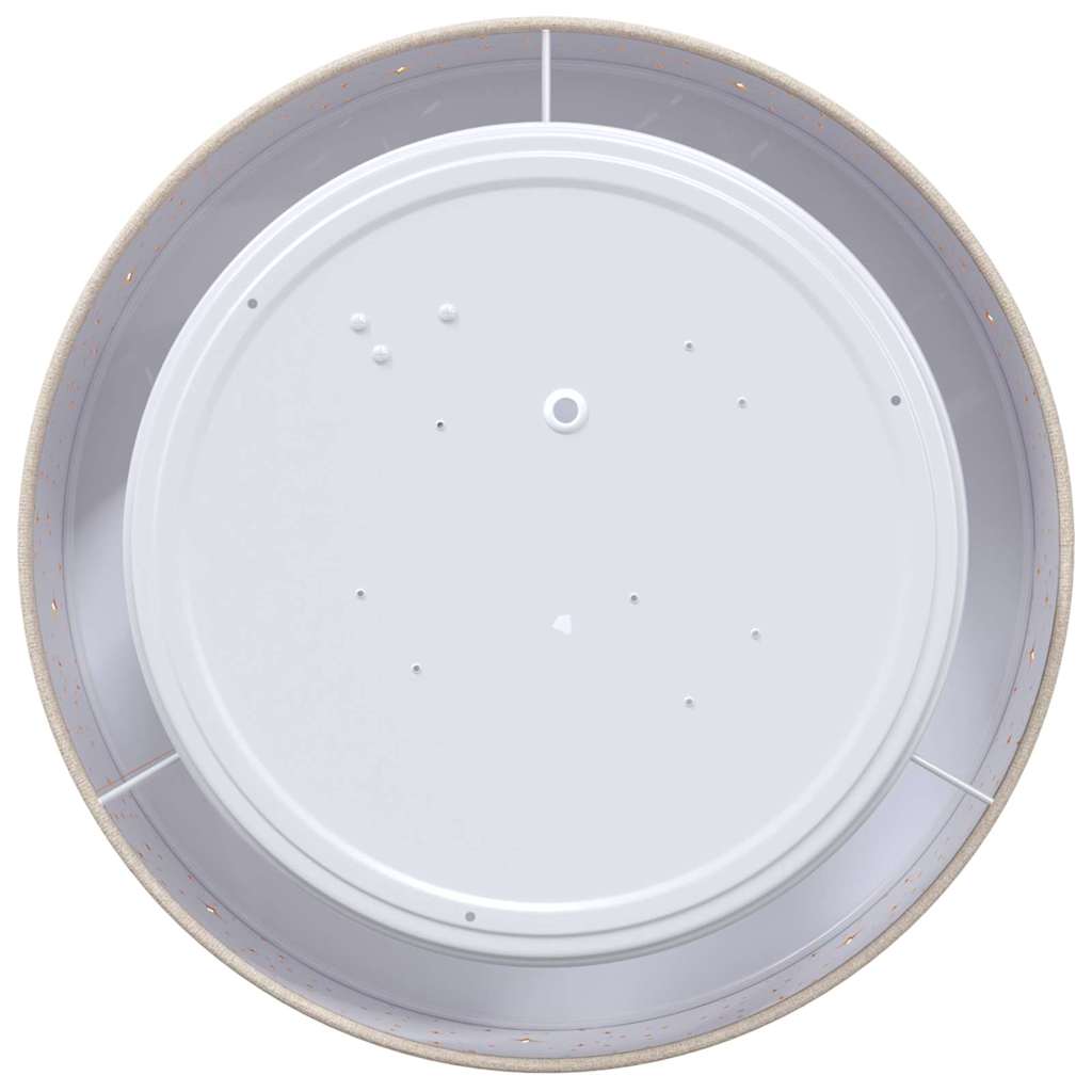 Stropná Lampa Sivohnedá 30 X 13.5 Cm Látka