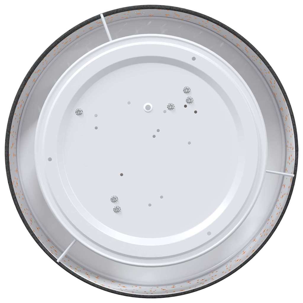 Stropná Lampa Čierna 38 X 13.5 Cm Látka