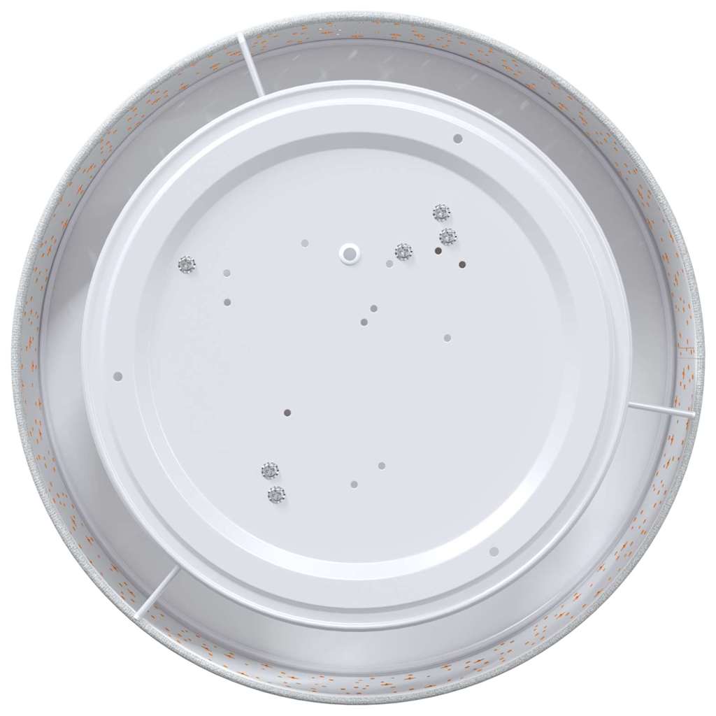 Stropná Lampa Sivá 38 X 13.5 Cm Látka