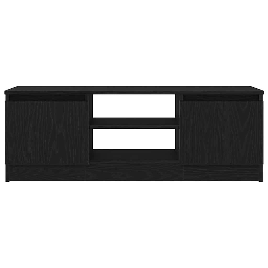 Tv Skrinka Čierny Dub 102X30X36 Cm Konštrukčné Drevo