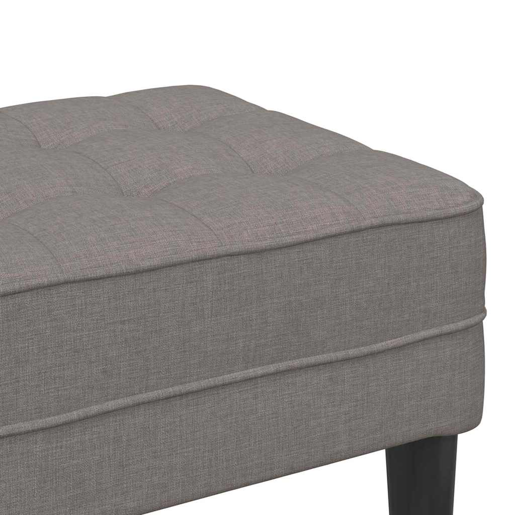 Lavička Sivohnedá 113 X 57 X 39 Cm Látka