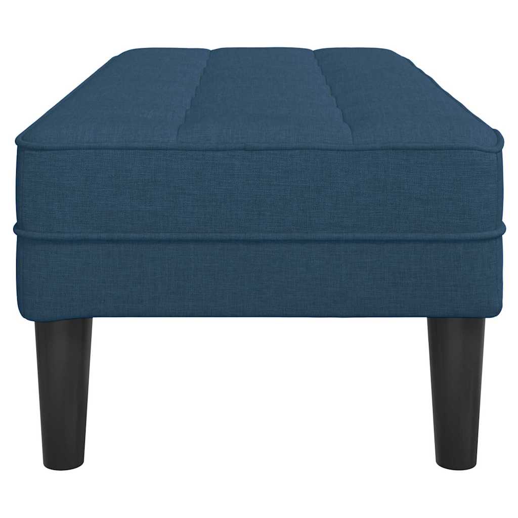 Lavička Modrá 113 X 57 X 39 Cm Látka