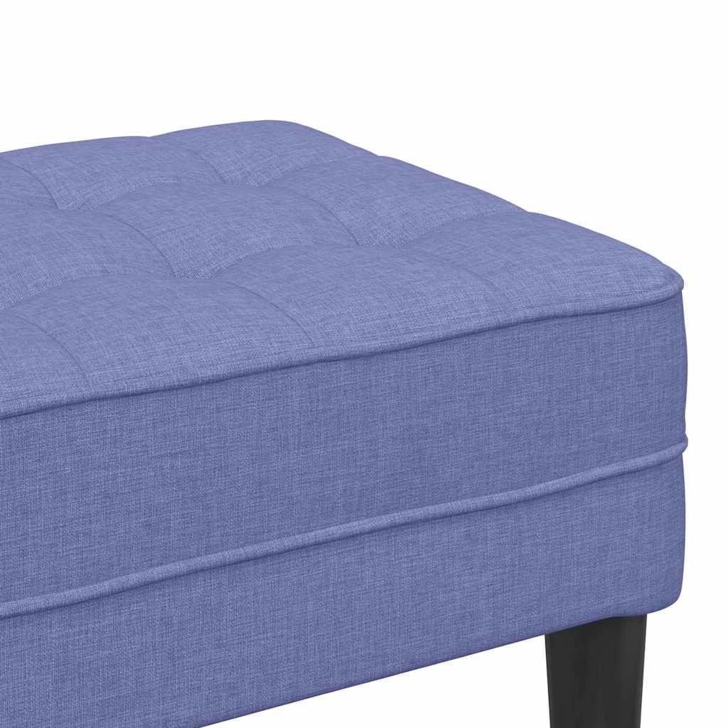 Lavička Džínsoá Modrá 113 X 57 X 39 Cm Látka