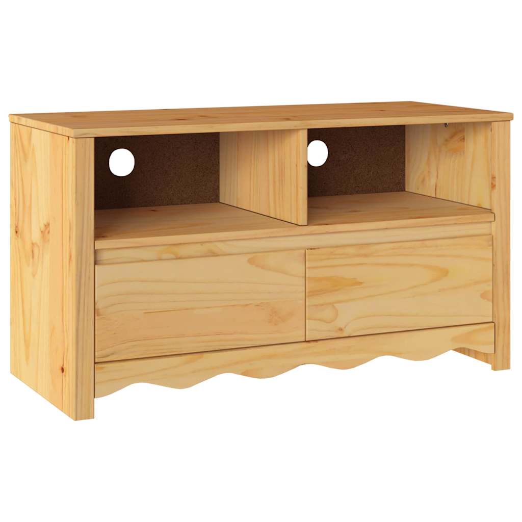 Tv Stolík Drammen Dub 99 X 43 X 55 Cm Borovicový Masív