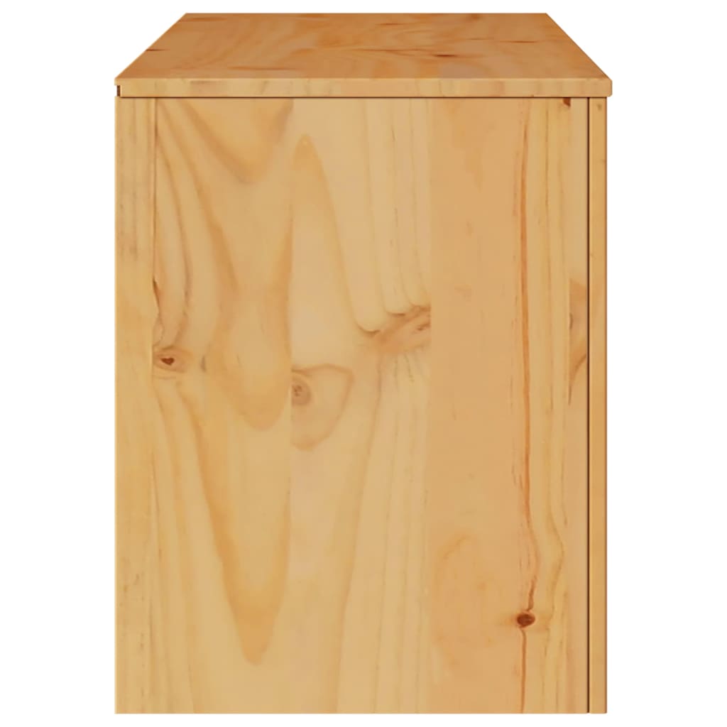 Tv Stolík Drammen Dub 99 X 43 X 55 Cm Borovicový Masív