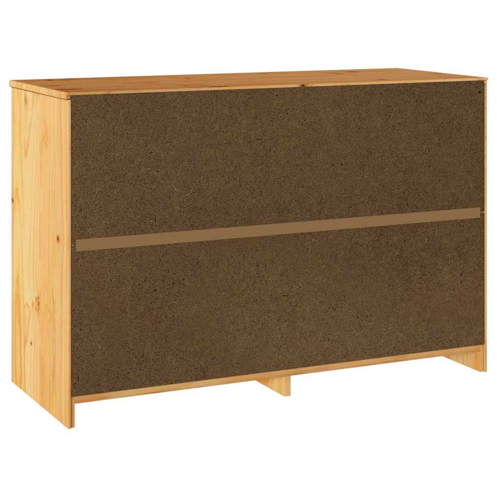 Zásuvkový Chest Drammen Dub 111 X 43 X 73.5 Cm Borovicový Masív