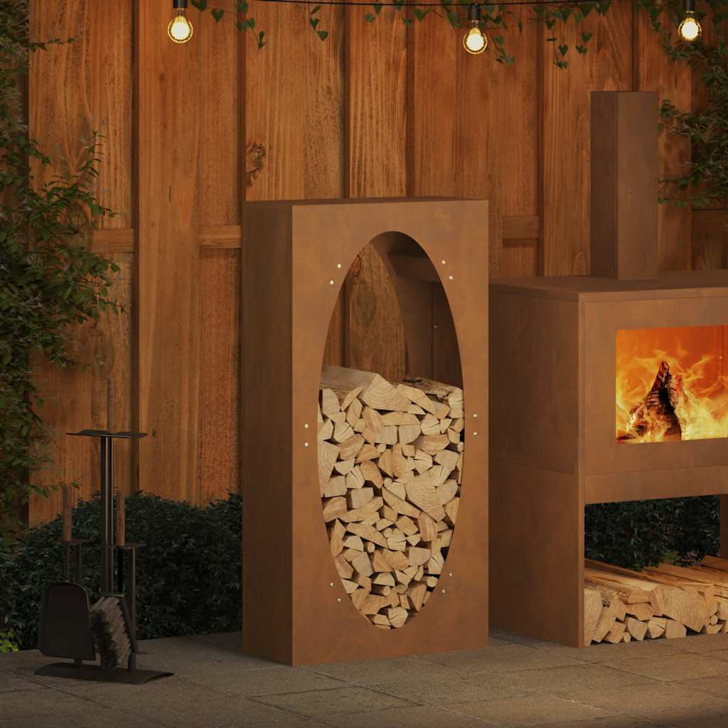 Regál Na Krbové Drevo, 50X23X100 Cm, Za Studena Lisovaná Oceľ