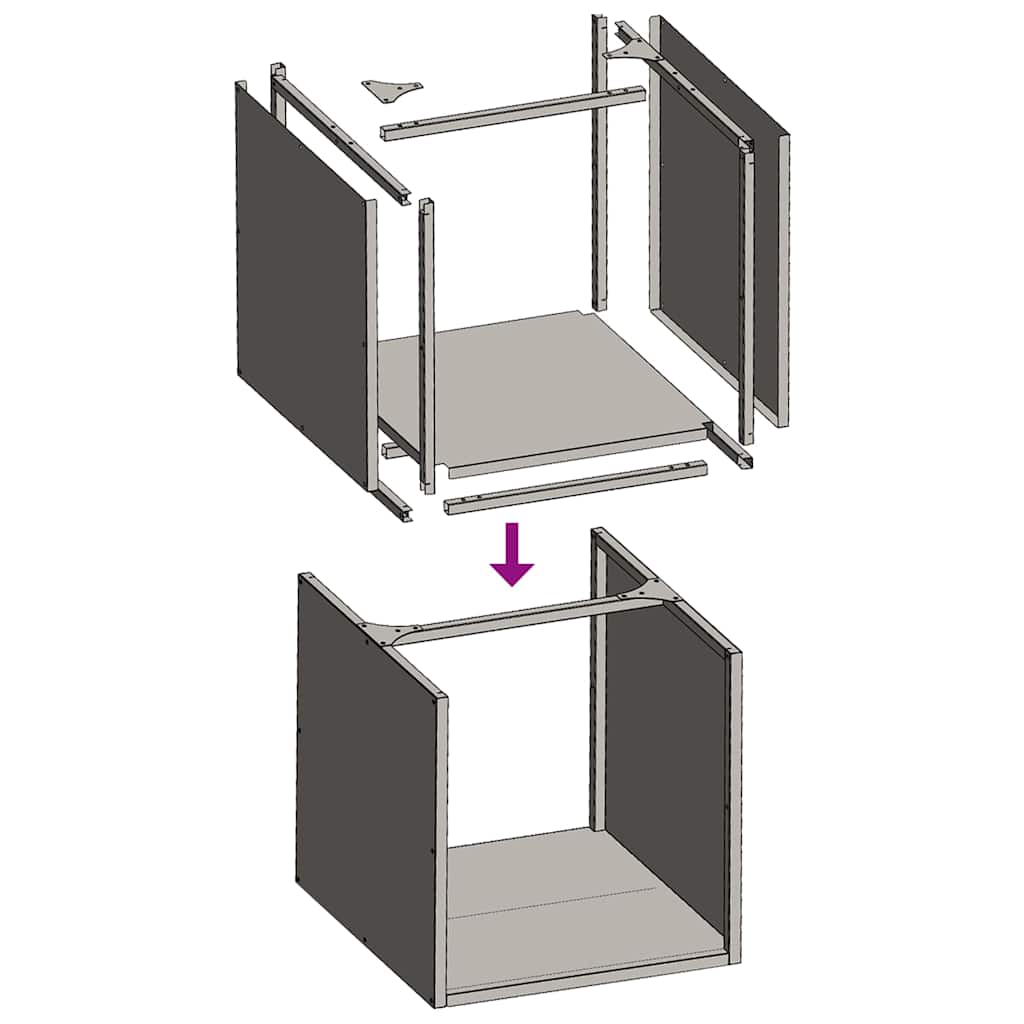 Regál Na Krbové Drevo, 40X40X40 Cm, Za Studena Lisovaná Oceľ