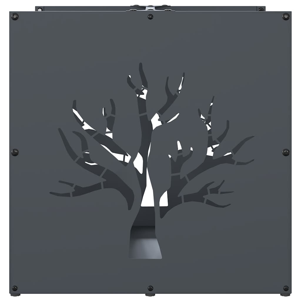 Regál Na Krbové Drevo, 40X40X40 Cm, Za Studena Lisovaná Oceľ