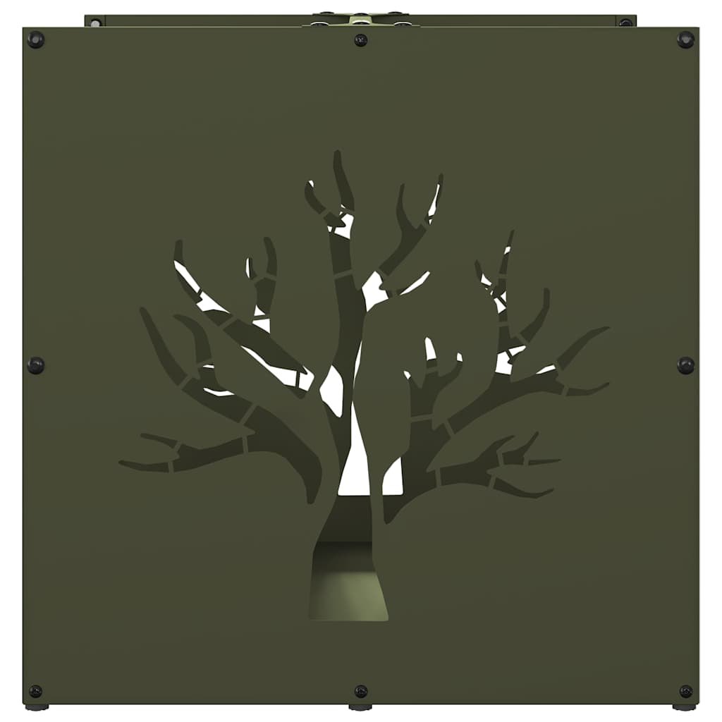 Regál Na Krbové Drevo, 40X40X40 Cm, Za Studena Lisovaná Oceľ