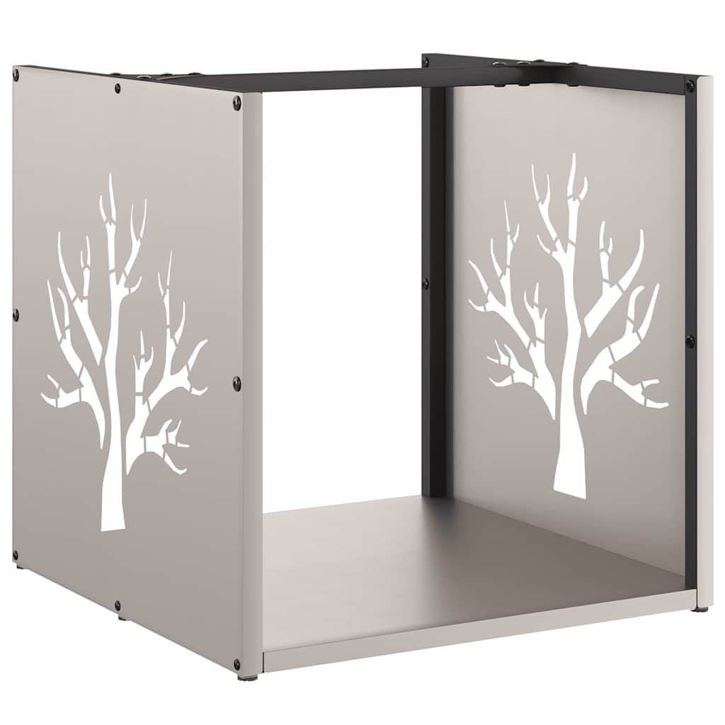 Regál Na Krbové Drevo Oceľ Odolná Voči Poveternostným Vplyvom