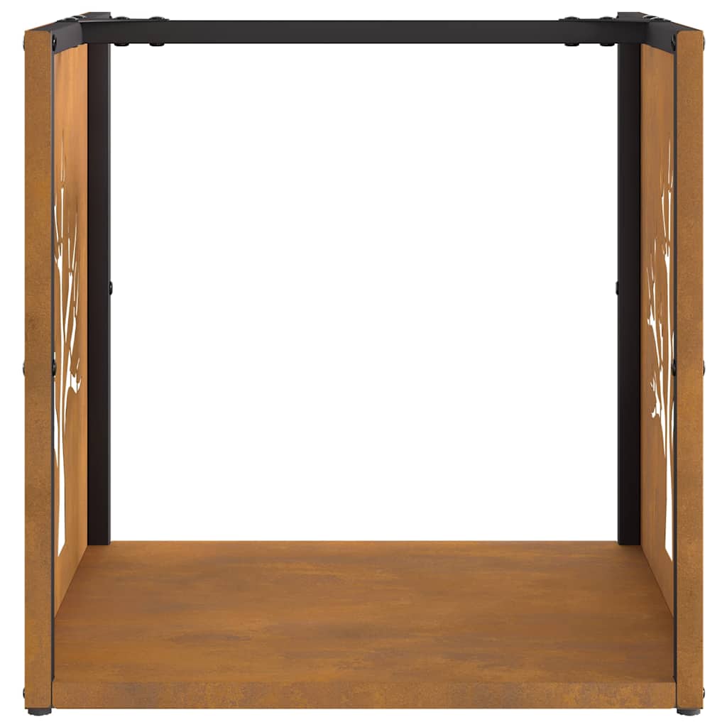 Regál Na Krbové Drevo Oceľ Odolná Voči Poveternostným Vplyvom