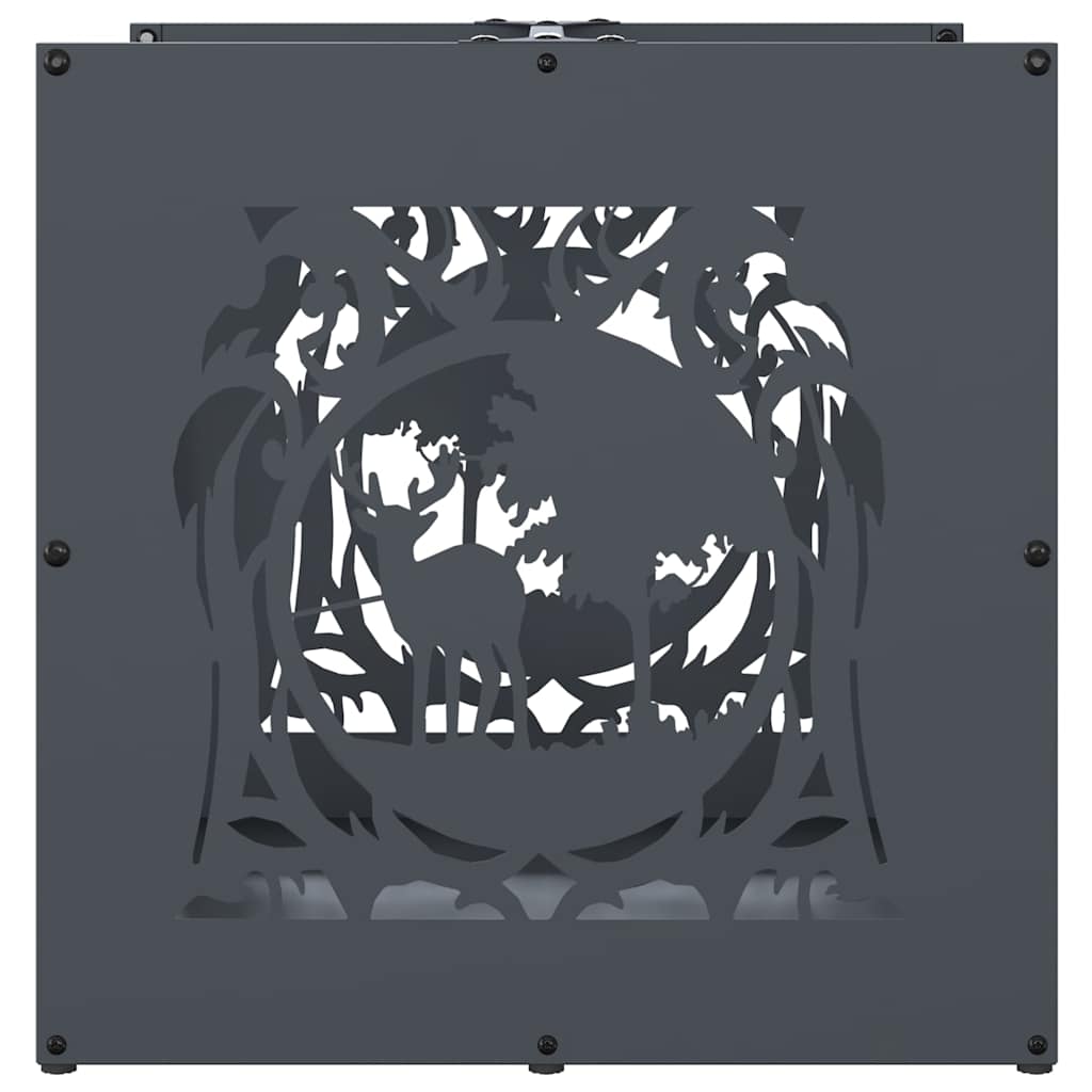 Regál Na Krbové Drevo, 40X40X40 Cm, Za Studena Lisovaná Oceľ