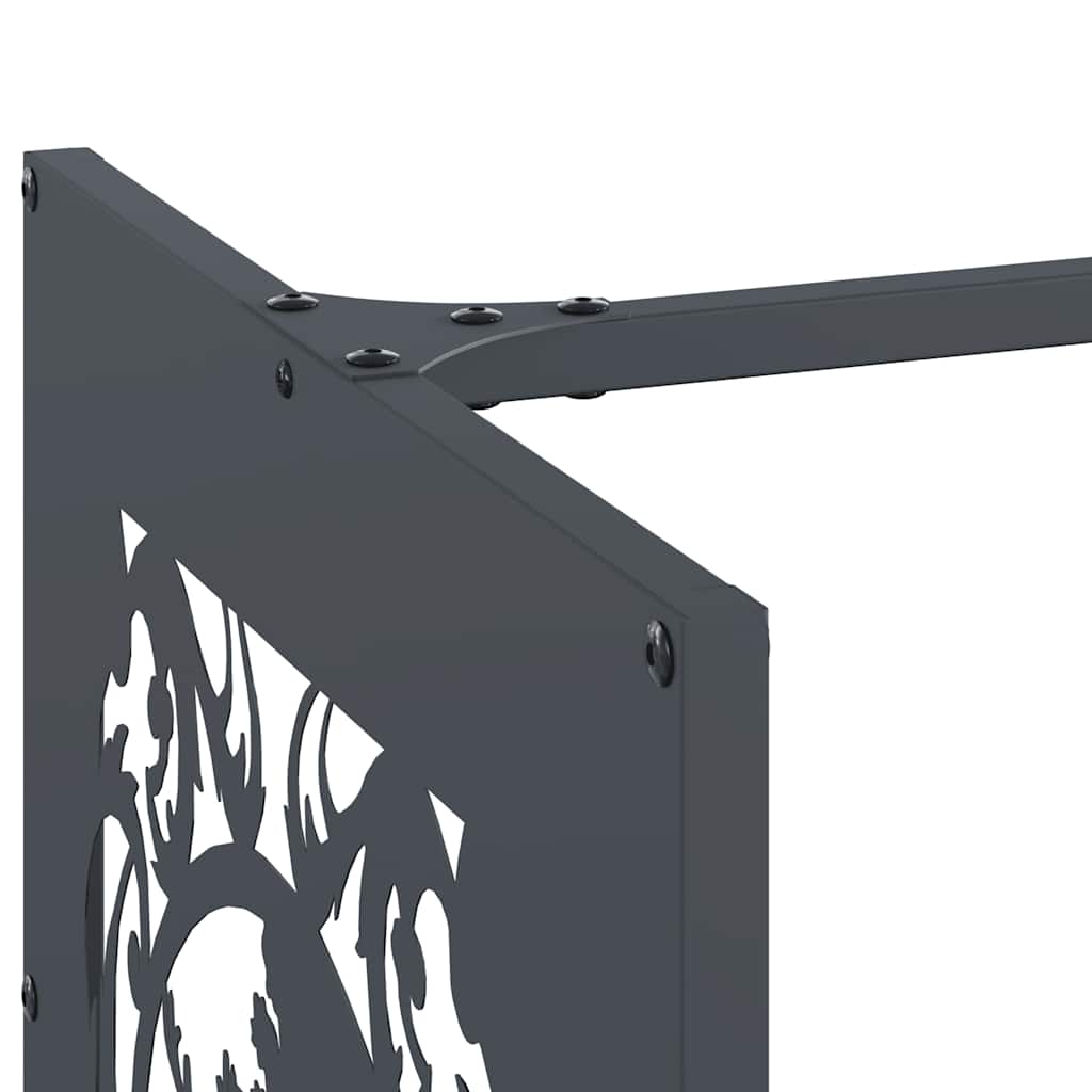 Regál Na Krbové Drevo, 40X40X40 Cm, Za Studena Lisovaná Oceľ