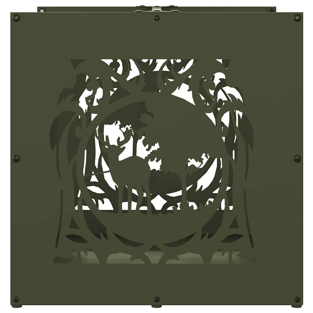 Regál Na Krbové Drevo, 40X40X40 Cm, Za Studena Lisovaná Oceľ