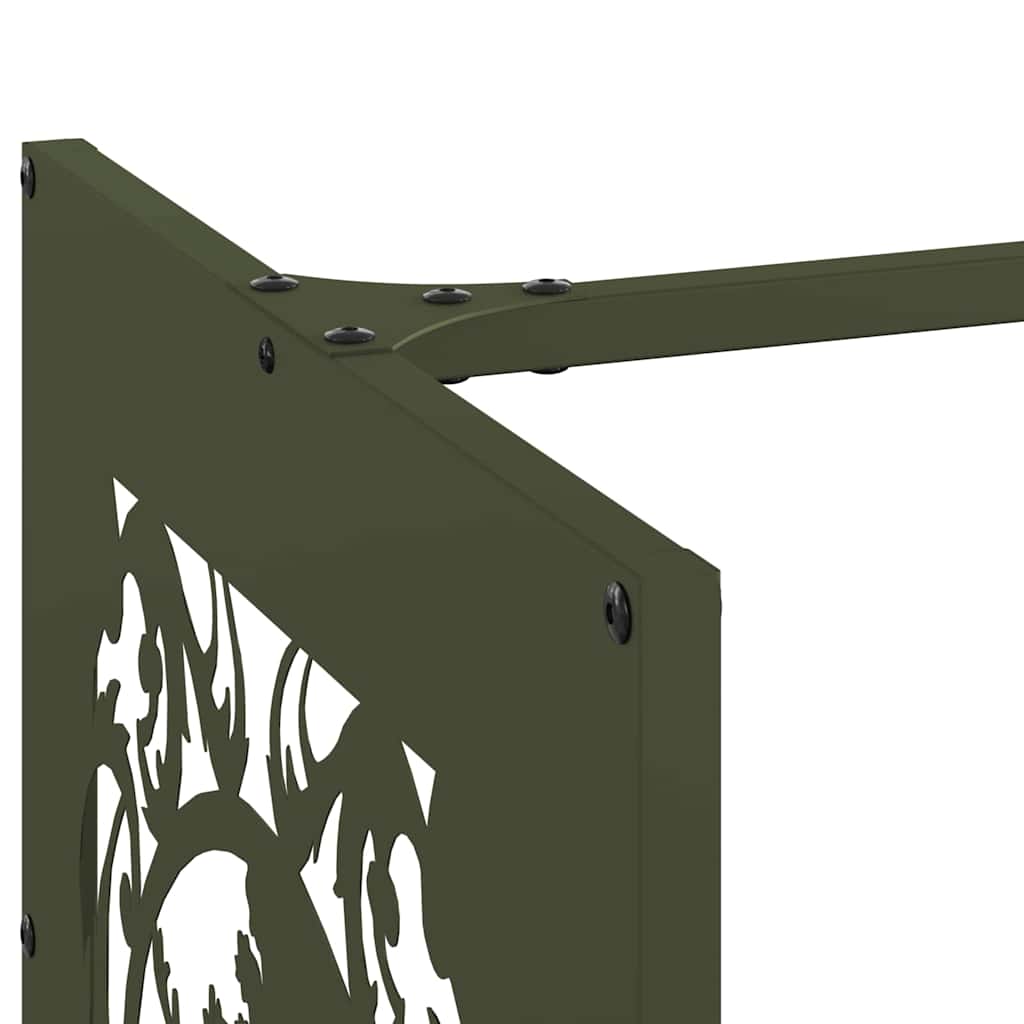 Regál Na Krbové Drevo, 40X40X40 Cm, Za Studena Lisovaná Oceľ