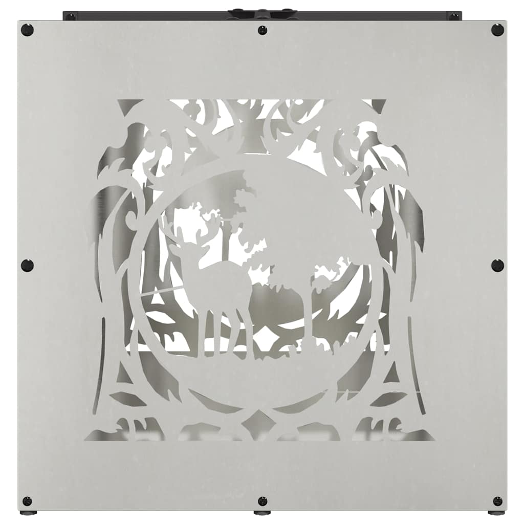 Regál Na Krbové Drevo 40X40X40 Cm, Nehrdzavejúca Oceľ