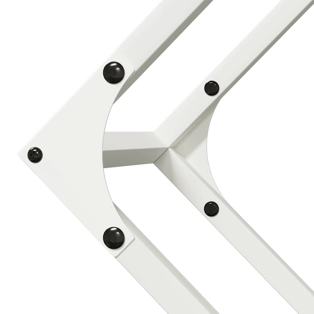 Stojan Na Palivové Drevo Biely Oceľ Valcovaná Za Studena