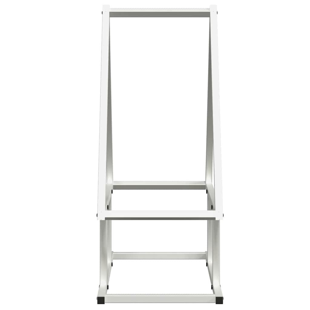 Stojan Na Palivové Drevo Biely Oceľ Valcovaná Za Studena