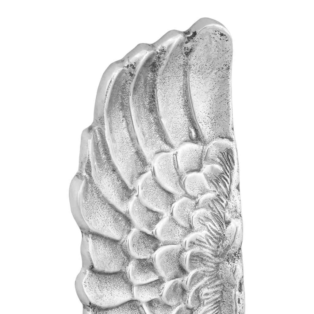 Socha Krídel Strieborná 31 X 5 X 91 Cm Hliník