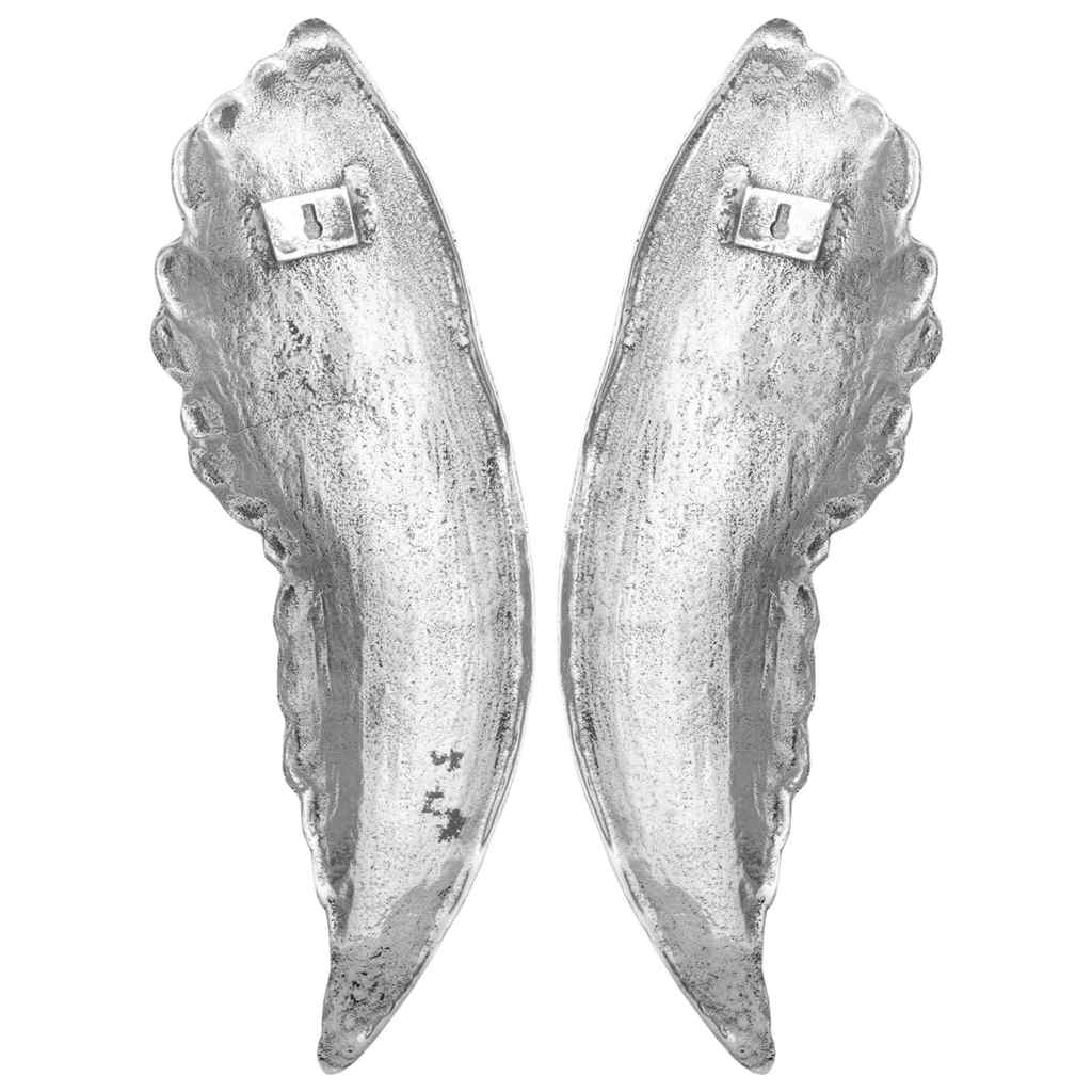 Socha Krídel Strieborná 31 X 5 X 91 Cm Hliník