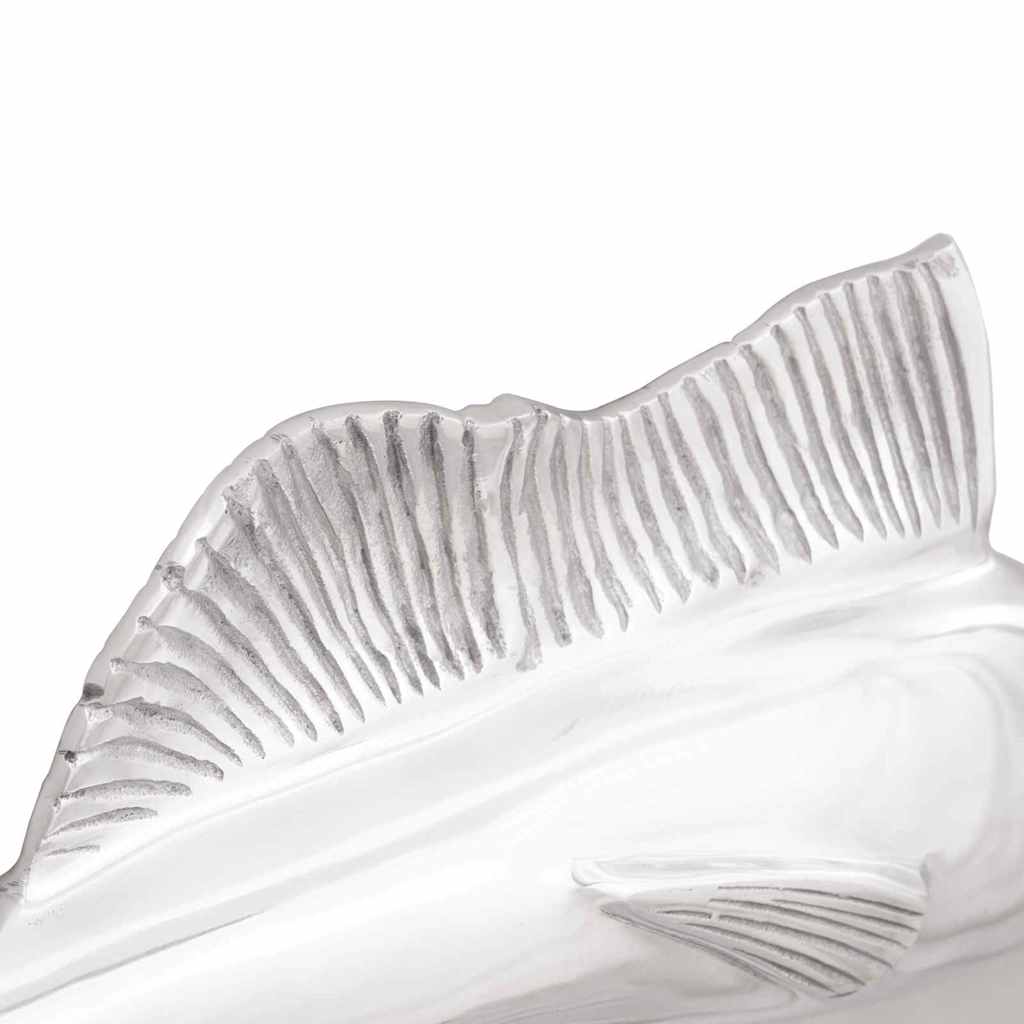 Socha Strieborná 91 X 8 X 26 Cm Hliník