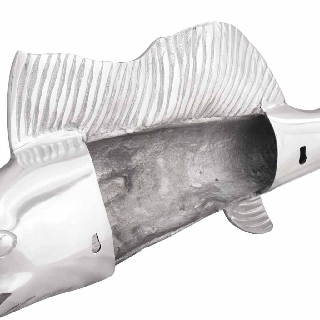 Socha Strieborná 91 X 8 X 26 Cm Hliník