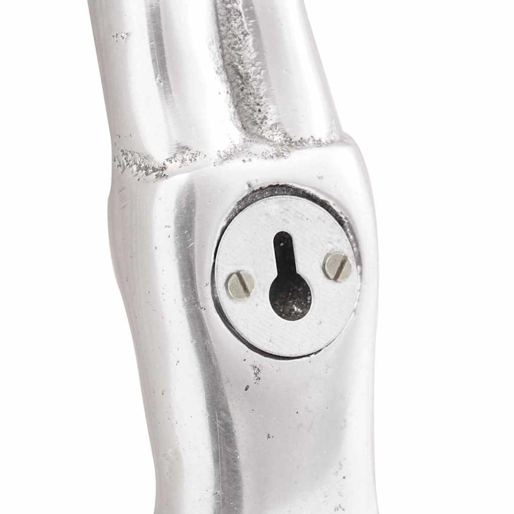 Socha Strieborná 22 X 8 X 25 Cm Hliník