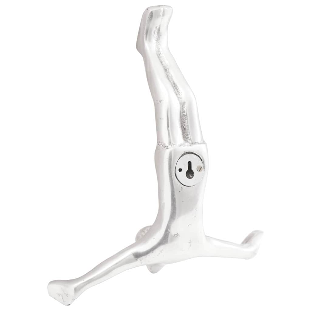 Socha Strieborná 22 X 8 X 25 Cm Hliník