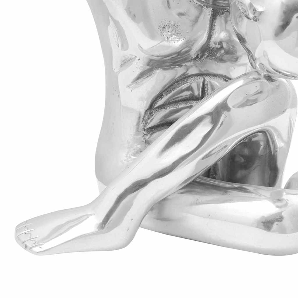 Socha Strieborná 63 X 20 X 22 Cm Hliník