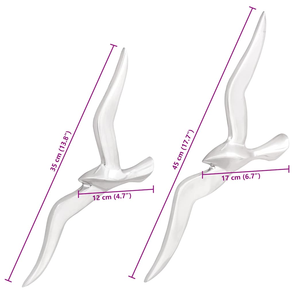 Čajka Strieborná Hliník