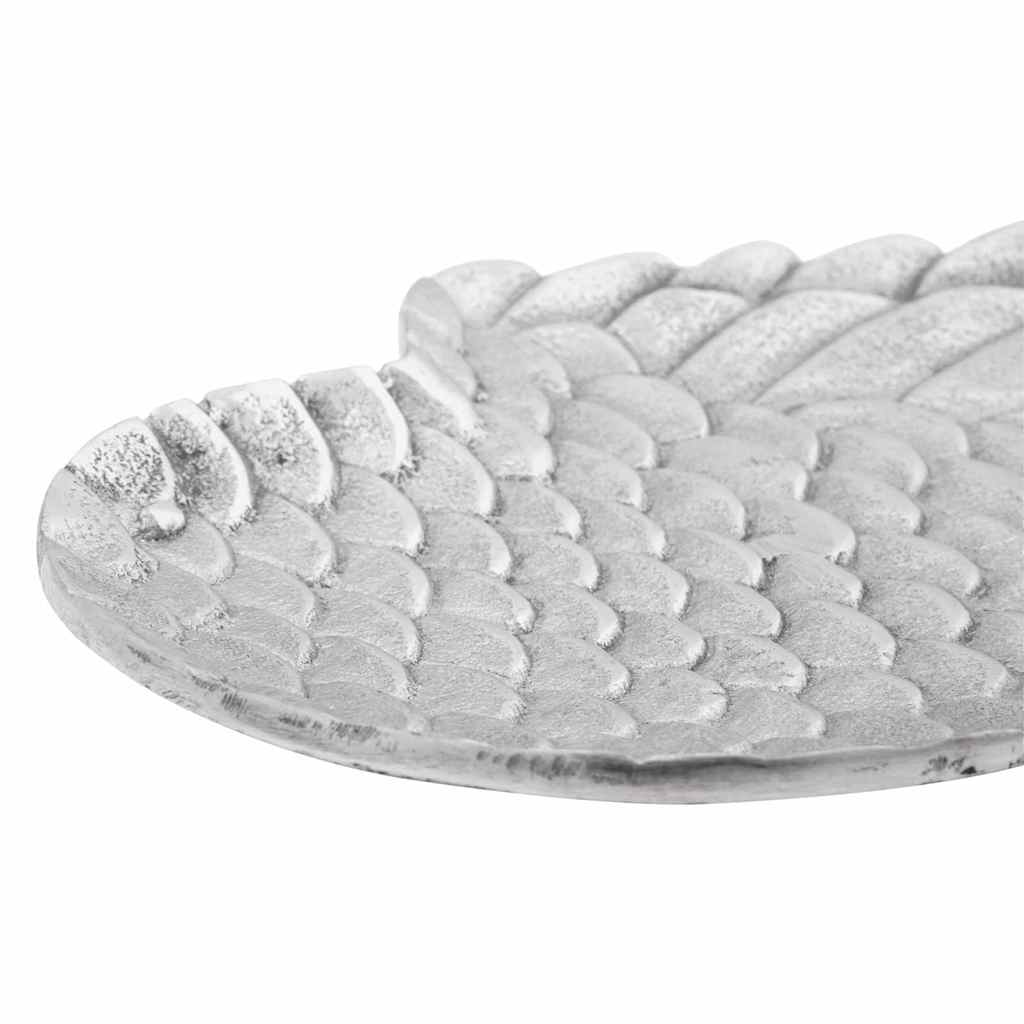 Košík Na Ovocie 2 Pcs Strieborná 40 X 18 X 4 Cm Hliník