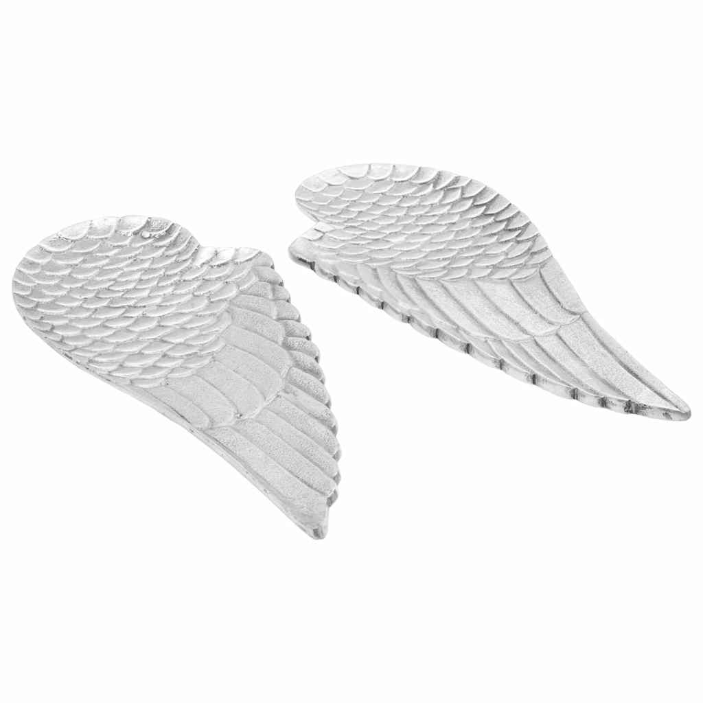 Košík Na Ovocie 2 Pcs Strieborná 40 X 18 X 4 Cm Hliník