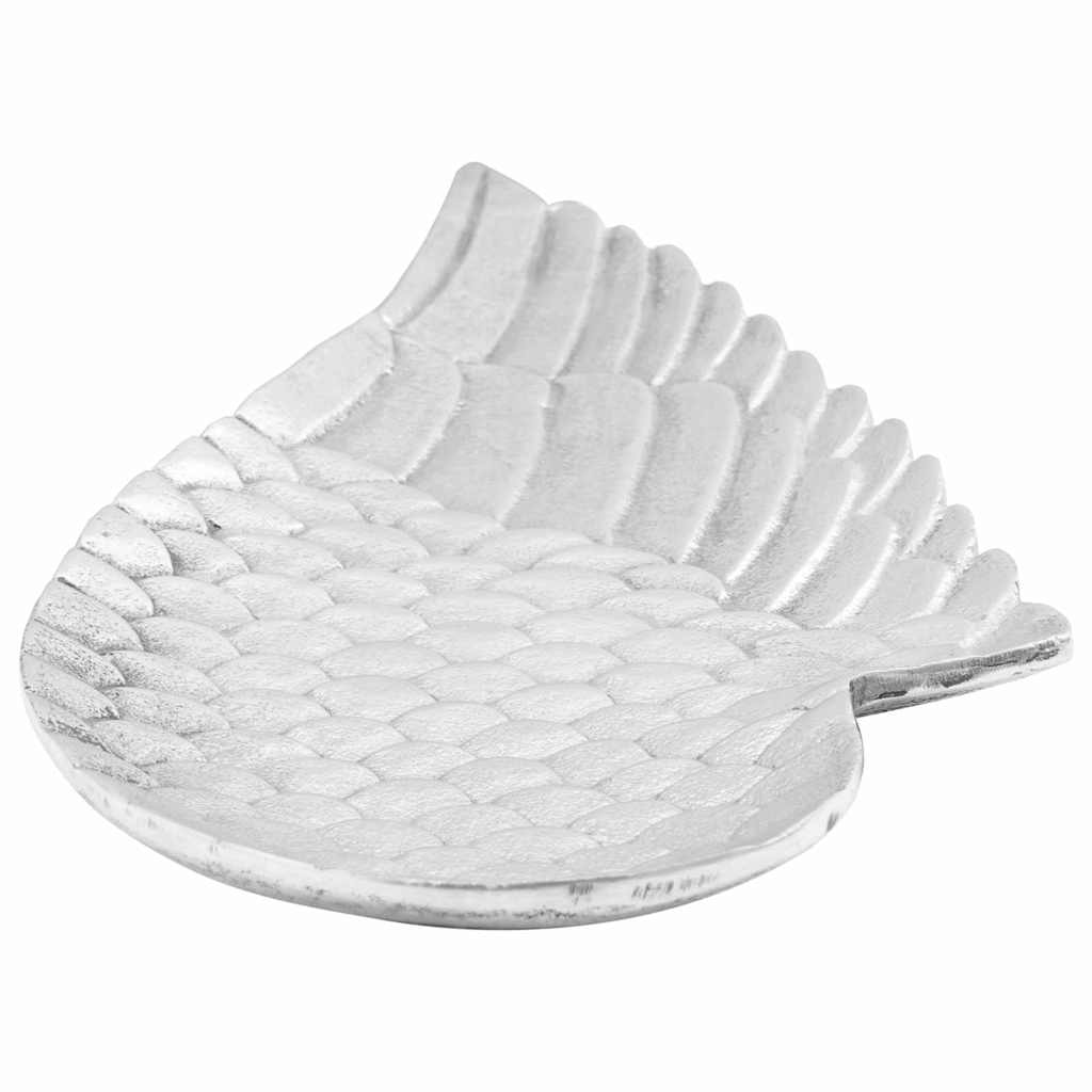 Košík Na Ovocie 2 Pcs Strieborná 40 X 18 X 4 Cm Hliník