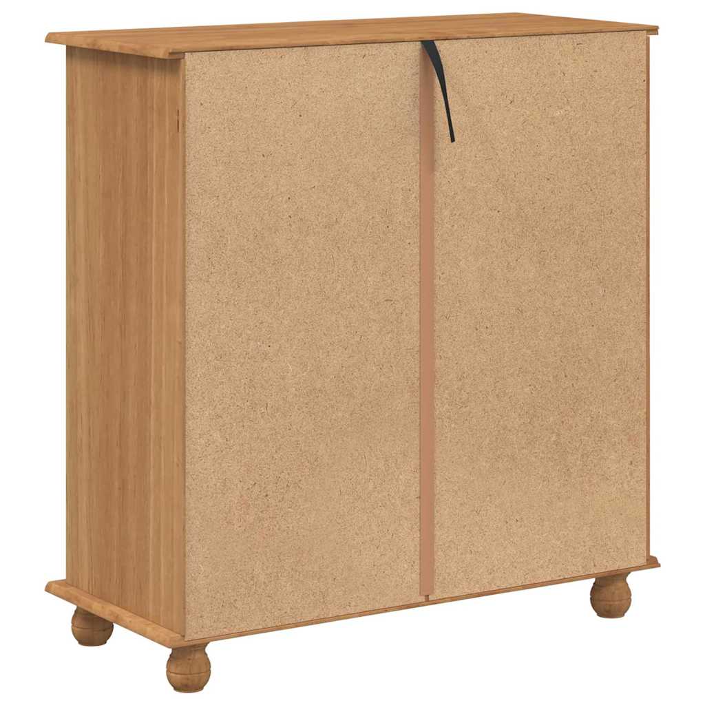 Komoda Askim Hnedá 91 X 40 X 95.5 Cm Borovicový Masív