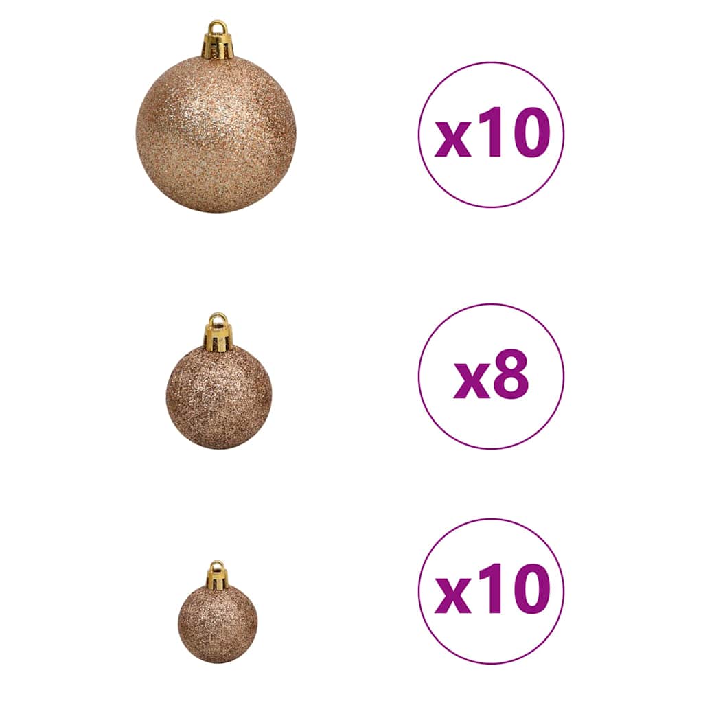 Rohový Umelý Vianočný Strom S 300 Led-I Zelená 210 Cm Pvc A Kov