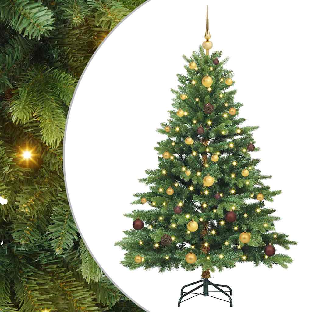 Umelý Vianočný Stromček S 150 Led-I Zelená 150 Cm Pe A Pvc