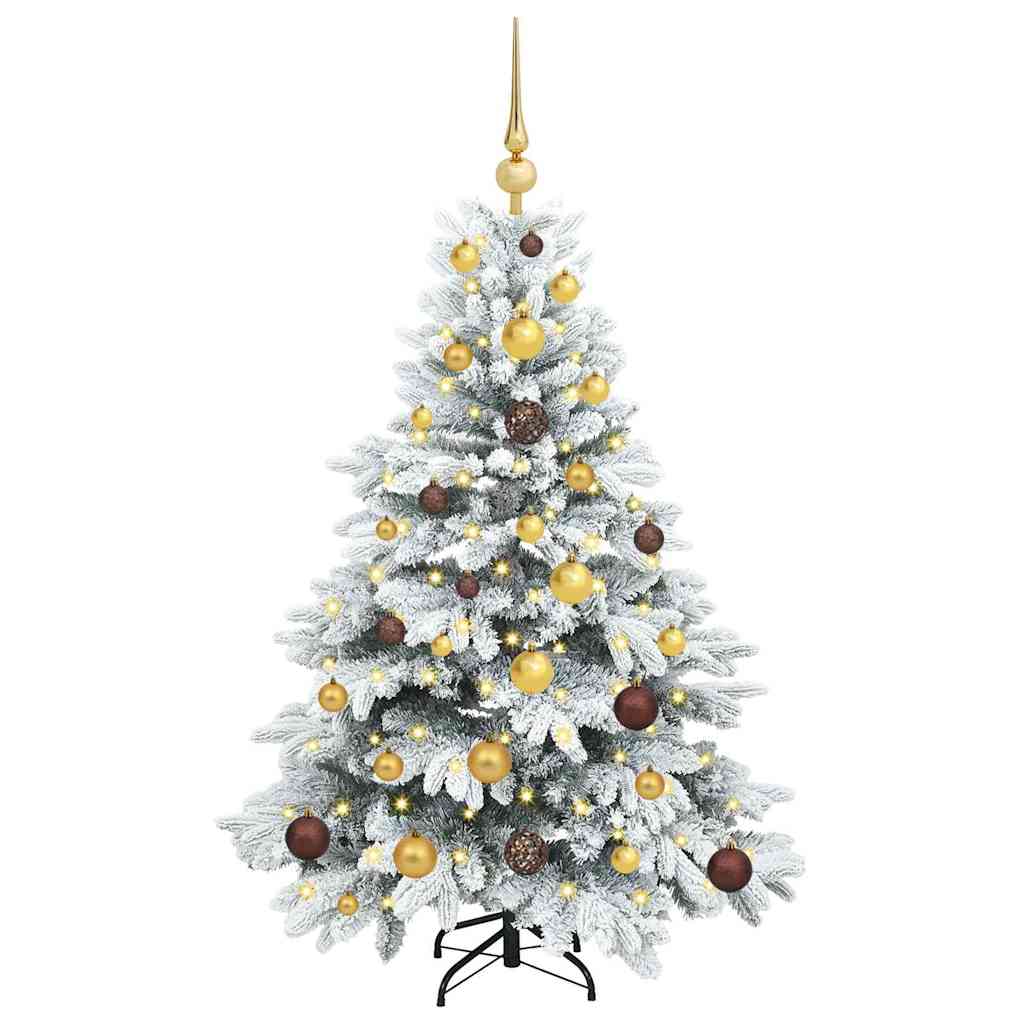 Umelý Vianočný Stromček S 150 Led-I Zelená 120 Cm Pe A Pvc