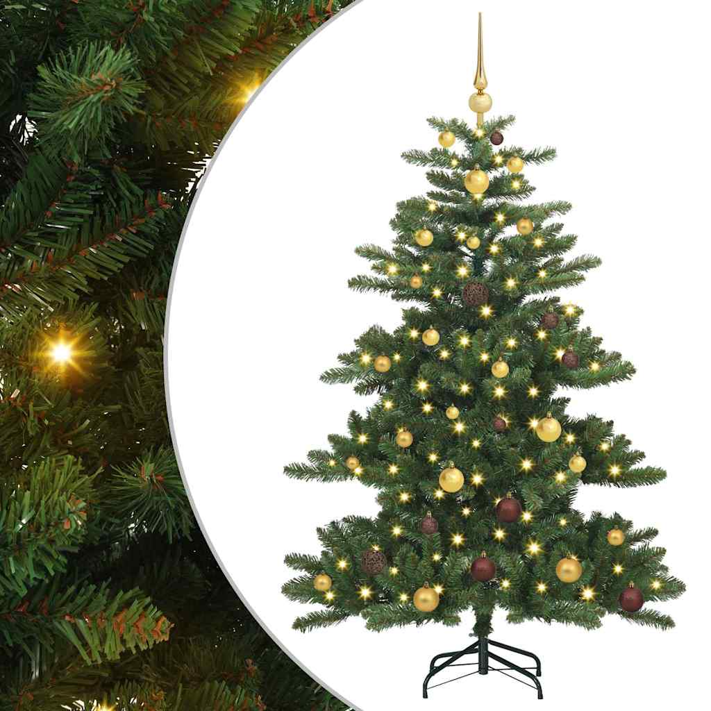 Umelý Sklápací Vianočný Stromček S 150 Led-I 150 Cm Pvc