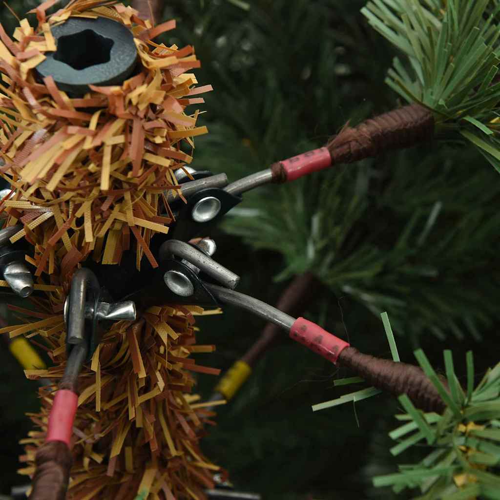 Umelý Sklápací Vianočný Stromček S 300 Led-I 180 Cm Pvc