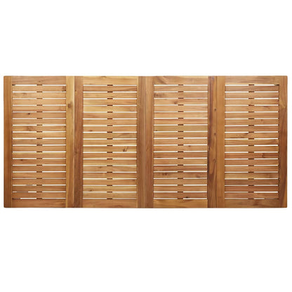 Záhradný jedálenský set 9 pcs Hnedá Tíkový masív