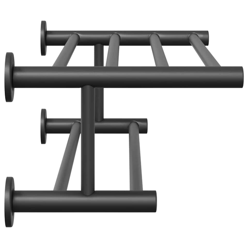 Držiak Na Uteráky Čierna 61 X 23 X 17 Cm Nehrdzavejúca Oceľ