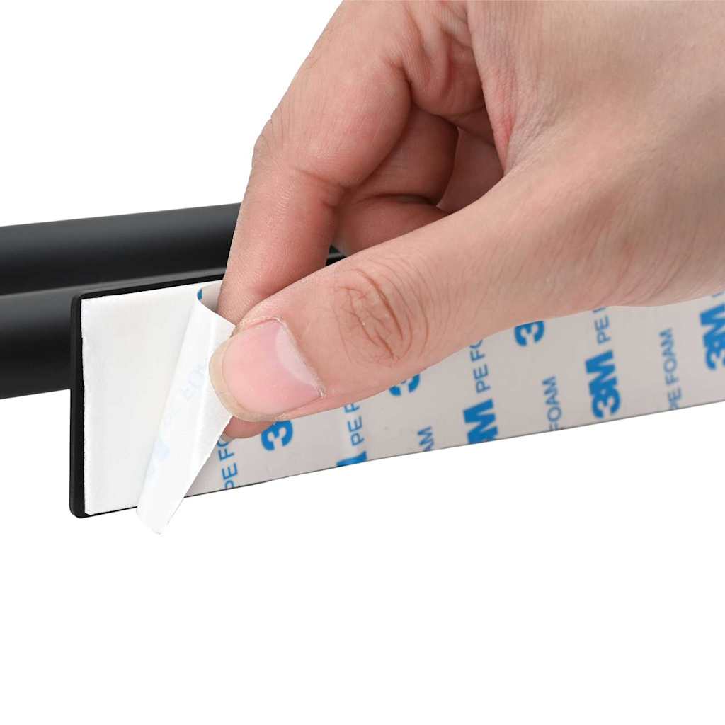 Držiak Na Uteráky Čierna 40 X 9 X 4 Cm Nehrdzavejúca Oceľ