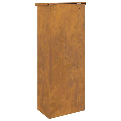 Schránka na balíky Hrdzavý 44.5 x 29 x 110.5 cm