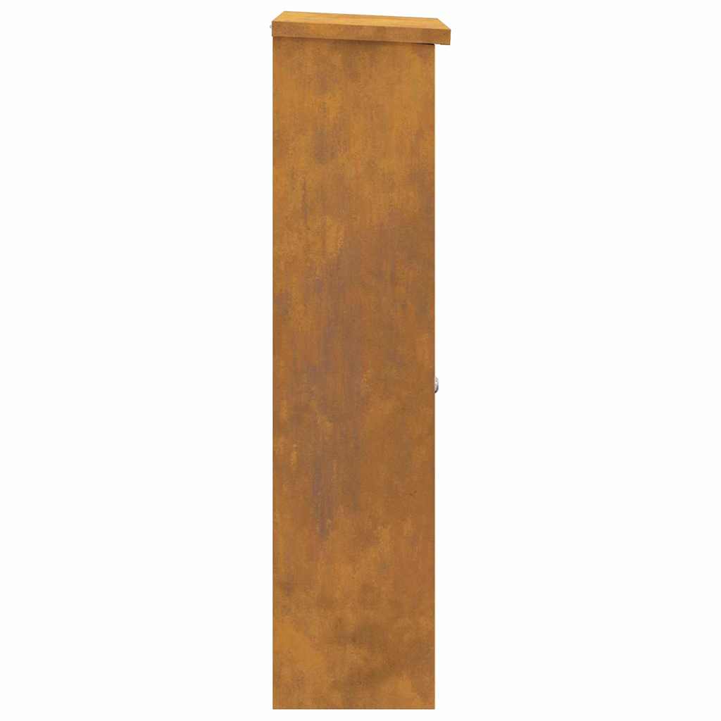 Schránka na balíky Hrdzavý 44.5 x 29 x 110.5 cm