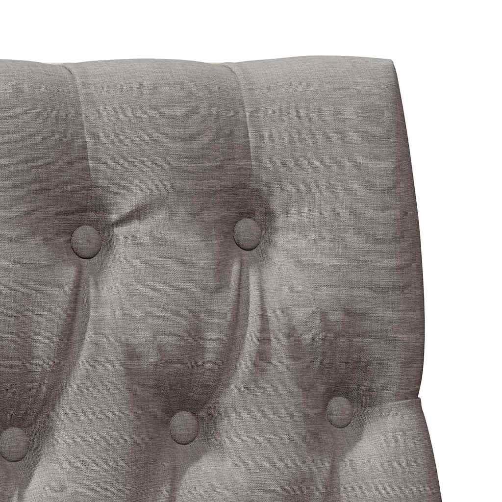 Čalúnené Čelo Postele Sivohnedá 90 Cm Masívne Borovicové Drevo